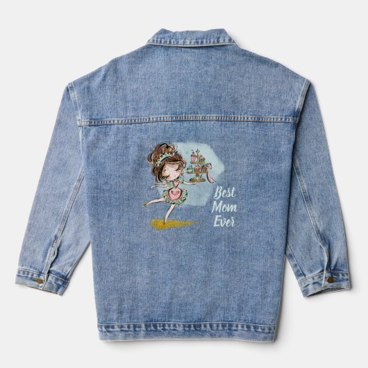 Chaqueta vaquera para mamá denim jacket (Achterkant)