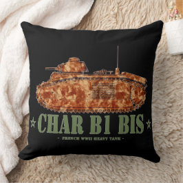 Char B1 bis Tweede Wereldoorlog Franse zware tank  Kussen