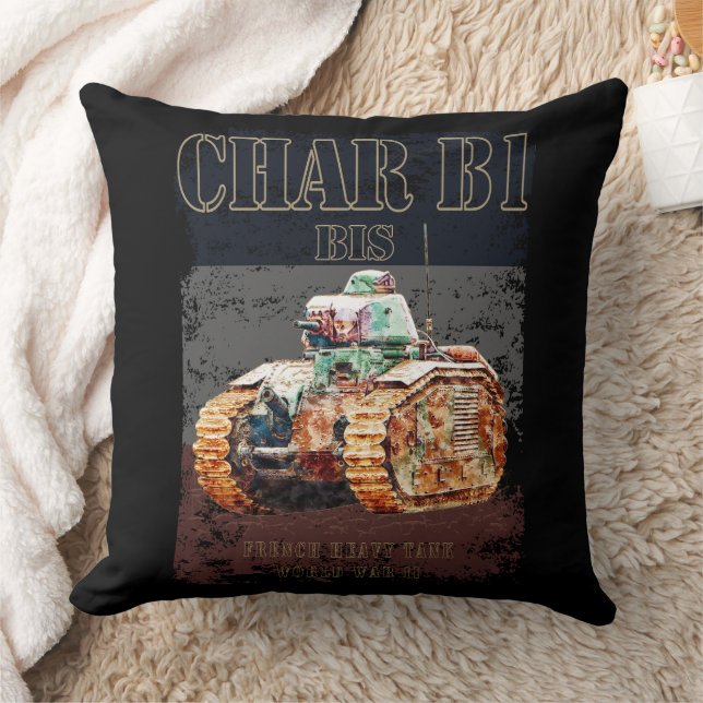 Char B1 is een Franse zware tank uit de Tweede Wer Kussen (Deken)