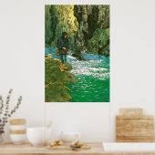 Char Fishing Kasamatsu Shiro 1956 Poster (Keuken)