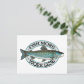 Char Vissen Briefkaart (Staand voorkant)