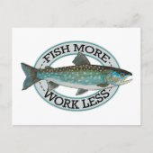 Char Vissen Briefkaart (Voorkant)