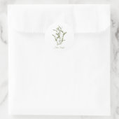 Chara Fragilis Zee-Geïnspireerd  Ronde Sticker (Tas)