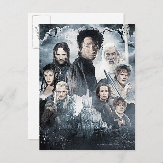 Character Collage 3 Briefkaart (Voorkant / Achterkant)