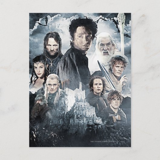 Character Collage 3 Briefkaart (Voorkant)