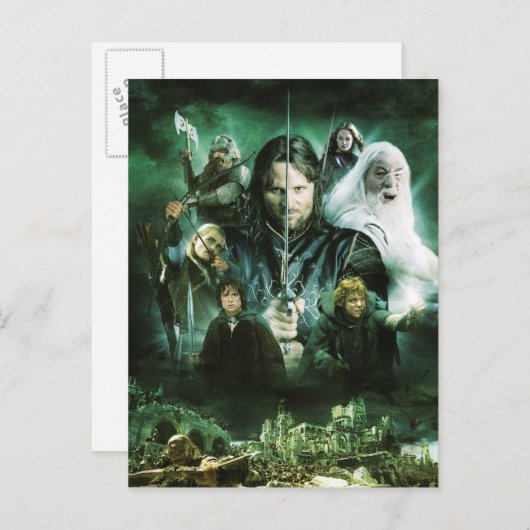 Character Collage Briefkaart (Voorkant / Achterkant)