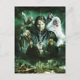 Character Collage Briefkaart