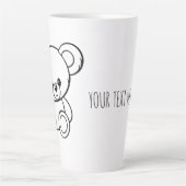 CHARACTER EDITABLE MUG LATTE MOK (Voorkant)