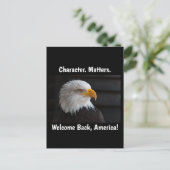 Character Matters USA Eagle Briefkaart (Staand voorkant)