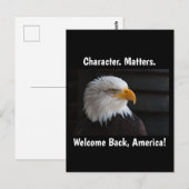 Character Matters USA Eagle Briefkaart (Voorkant / Achterkant)