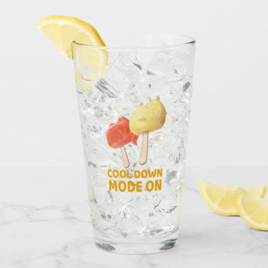 Character Popsicles Glas (Voorkant ijs)