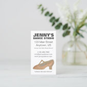 Character Shoe Dance Teacher Studio Choreograaf Visitekaartje (Staand voorkant)