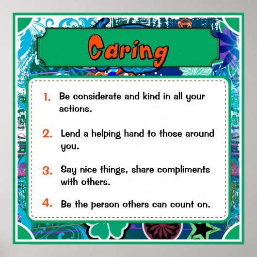 Character Traits Posters, Caring - 3 of 6 Poster (Voorkant)