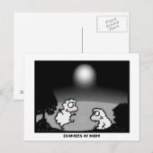 Charades bij nacht briefkaart (Voorkant / Achterkant)