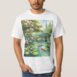 Charca de carpas Koi T-shirt