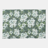 Charcoal Anemones Theedoek (Horizontaal)