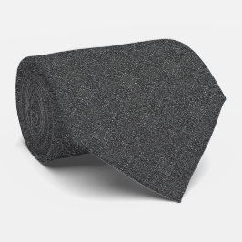 Charcoal Black Jacquard Monochrome Textured Stropdas