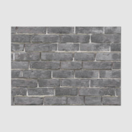 Charcoal Brick Pattern Tissuepapier