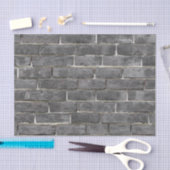 Charcoal Brick Pattern Tissuepapier (Craft)