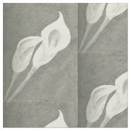 Charcoal Calla Lilies Stof