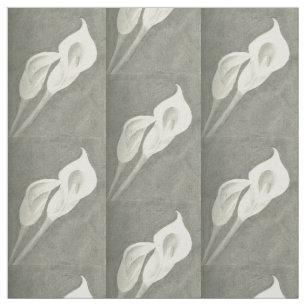 Charcoal Calla Lilies Stof