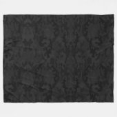 Charcoal Camouflage Fleece Blanket Deken (Voorkant (Horizontaal))