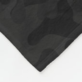 Charcoal Camouflage Fleece Blanket Deken (Hoek)