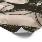 charcoal drawing poster (Hoek)