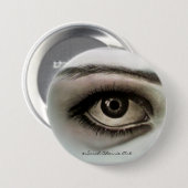Charcoal Eye Ronde Button 7,6 Cm (Voorkant /achterkant)