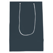 Charcoal Goud Kleur Monogram Professioneel Initiaa Medium Cadeauzakje (Achterkant)