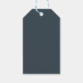 Charcoal Goud Kleur Monogram Professionele Initiaa Cadeaulabel (Achterkant)