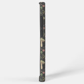 Charcoal Gray Earthy Fungi Seamless Pattern Samsung Galaxy Hoesje (Rechterkant)