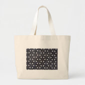 Charcoal Gray Mosaic | levenspatroon Grote Tote Bag (Voorkant)