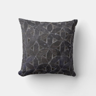 Charcoal Gray Mosaic   levenspatroon Kussen