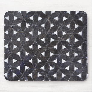 Charcoal Gray Mosaic   levenspatroon Muismat