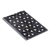 Charcoal Gray Mosaic | levenspatroon Notitieboek (Rechterzijde)