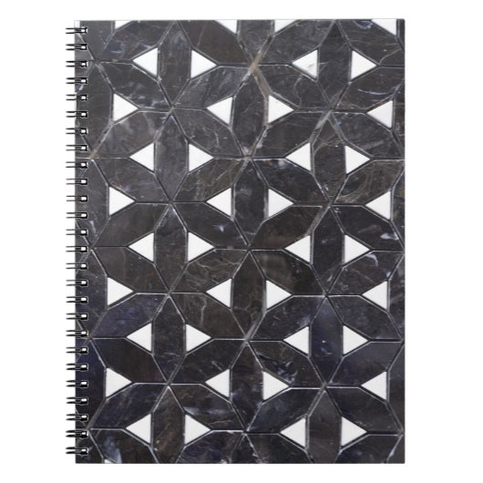 Charcoal Gray Mosaic | levenspatroon Notitieboek (Voorkant)