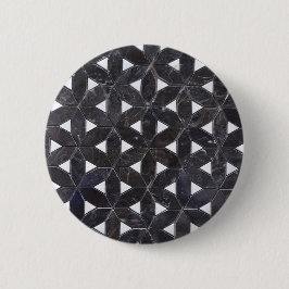 Charcoal Gray Mosaic | levenspatroon Ronde Button 5,7 Cm