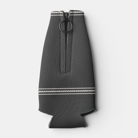 Charcoal Gray Rustic Oars Personalized Lake House Flesjeskoeler (Achterkant)