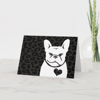 CHARCOAL LEOPARD FRENCHIE kaart