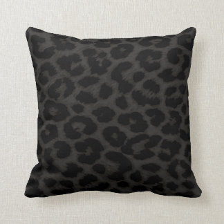 Charcoal Leopard Kussen