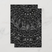 Charcoal Mandala (Voorkant / Achterkant)