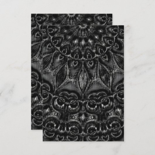 Charcoal Mandala (Voorkant / Achterkant)