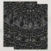 Charcoal Mandala (Voorkant / Achterkant)