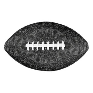 Charcoal Mandala American Football