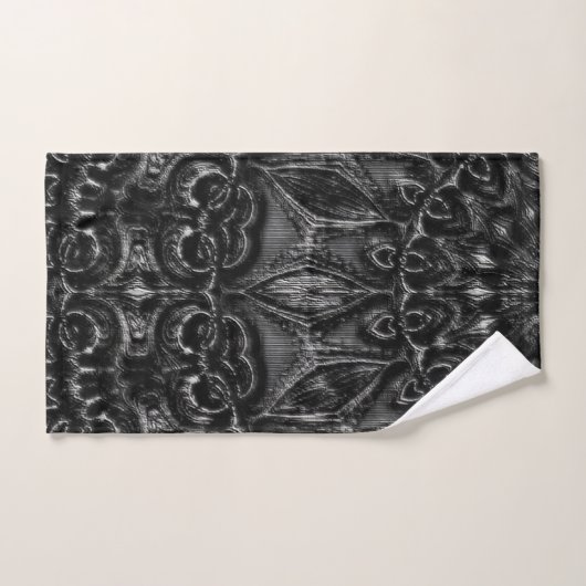 Charcoal Mandala Bad Handdoek (Handdoek)