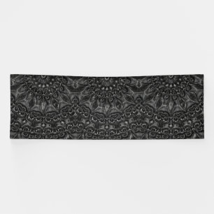 Charcoal Mandala Banner