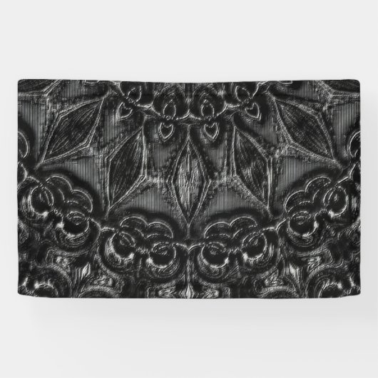 Charcoal Mandala Banner (Horizontaal)