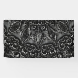 Charcoal Mandala Banner