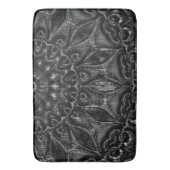 Charcoal Mandala Bath Mat (Voorkant Verticaal)